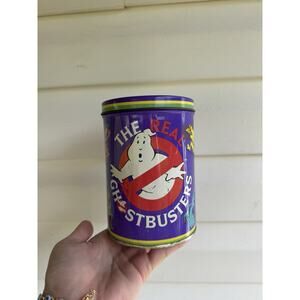 Vintage 1986 Real Ghostbusters Bubble Bath Tin Collectible RARE Good Condition